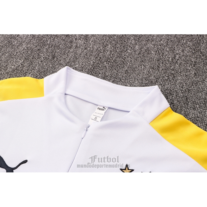 Chandal de Sudadera del Borussia Dortmund 2021-2022 Blanco